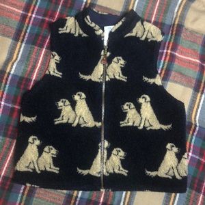 Kitestrings l Navy Fuzzy Fleece Dog Vest